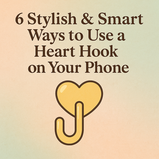 6 Stylish & Smart Ways to Use a Heart Hook on Your Phone