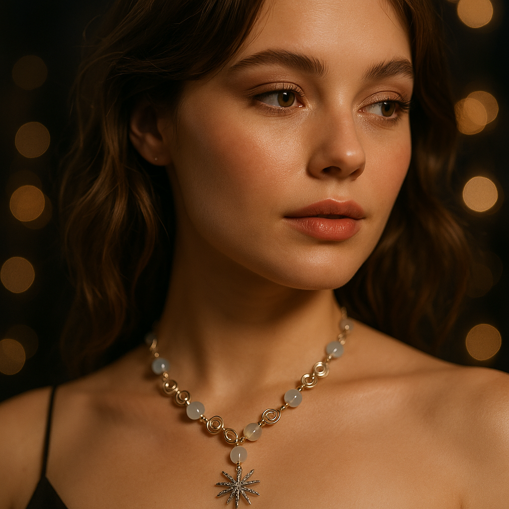 Blue Starlight Necklace