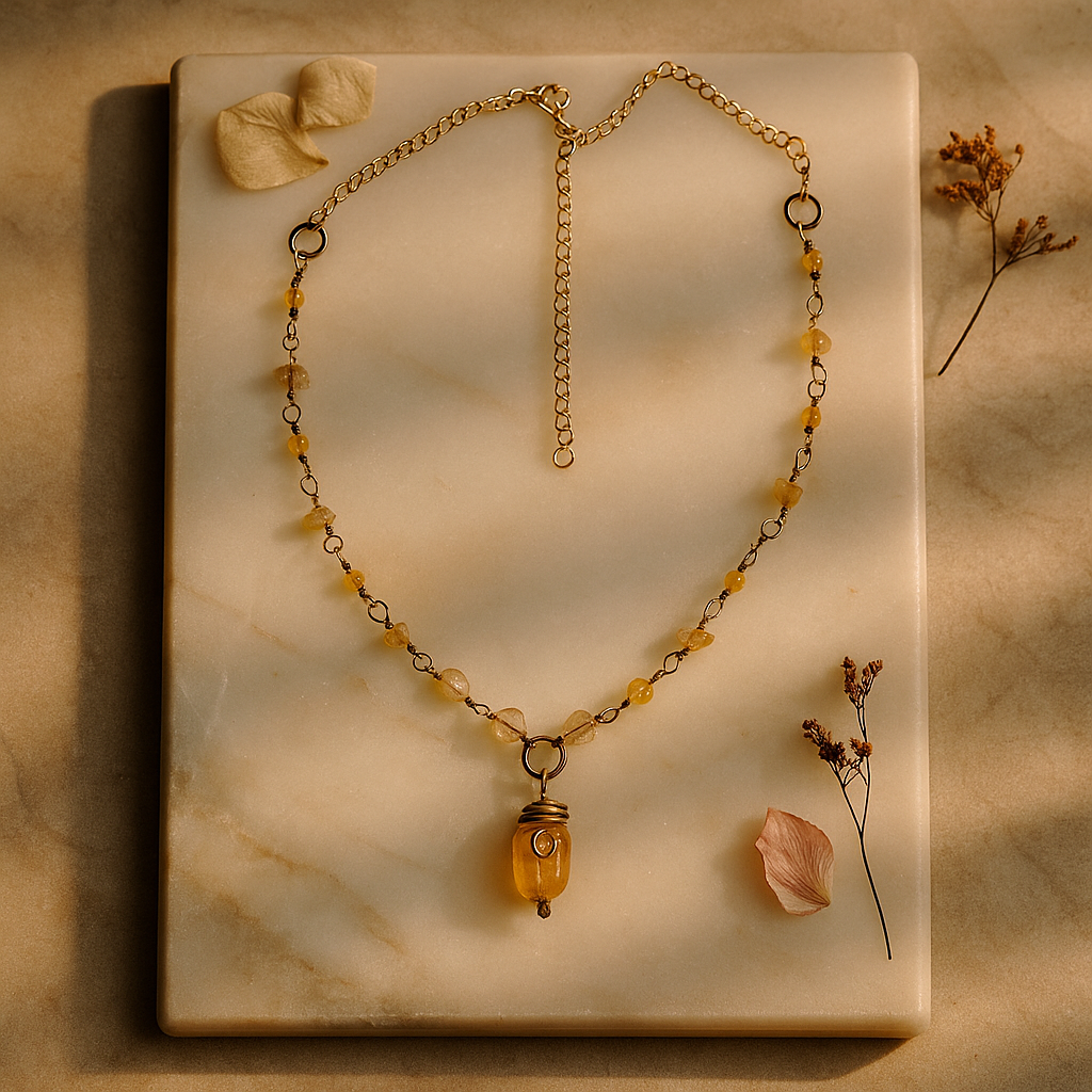 Sunshine Citrine Necklace