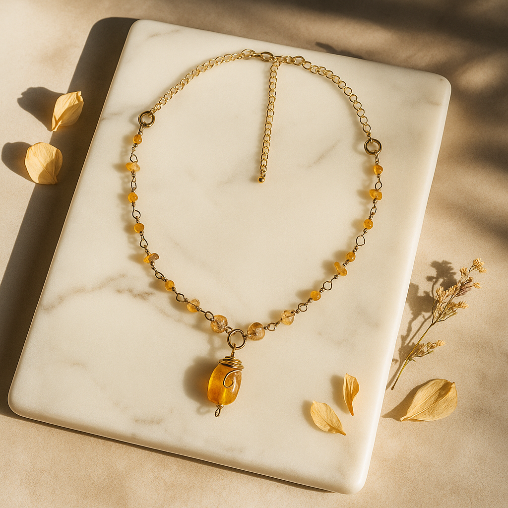 Sunshine Citrine Necklace