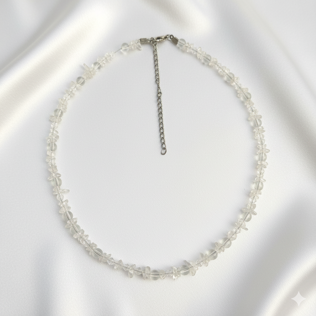 Pure Aura Crystal Quartz Necklace