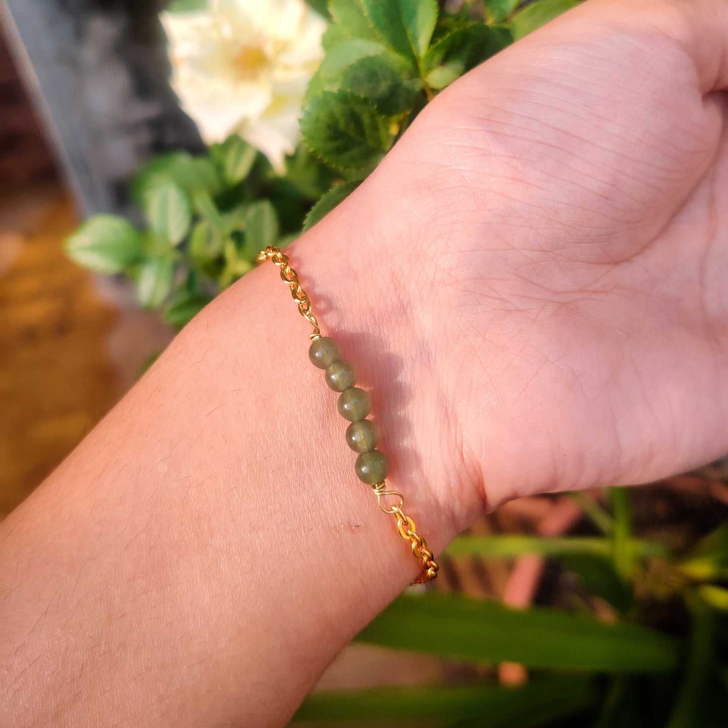 Crystal Bracelet with 2mm Beads