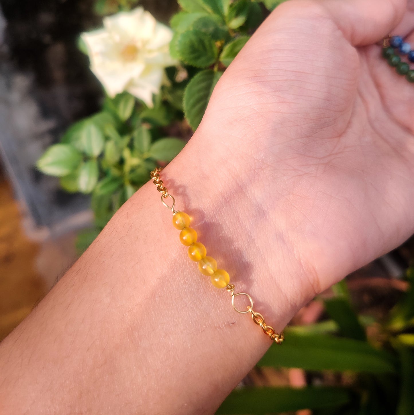 Crystal Bracelet with 2mm Beads
