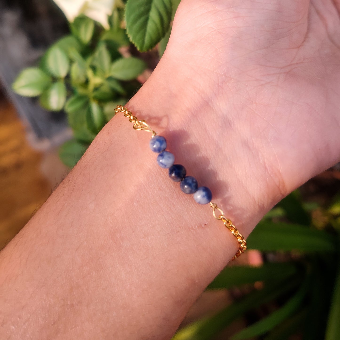Crystal Bracelet with 2mm Beads