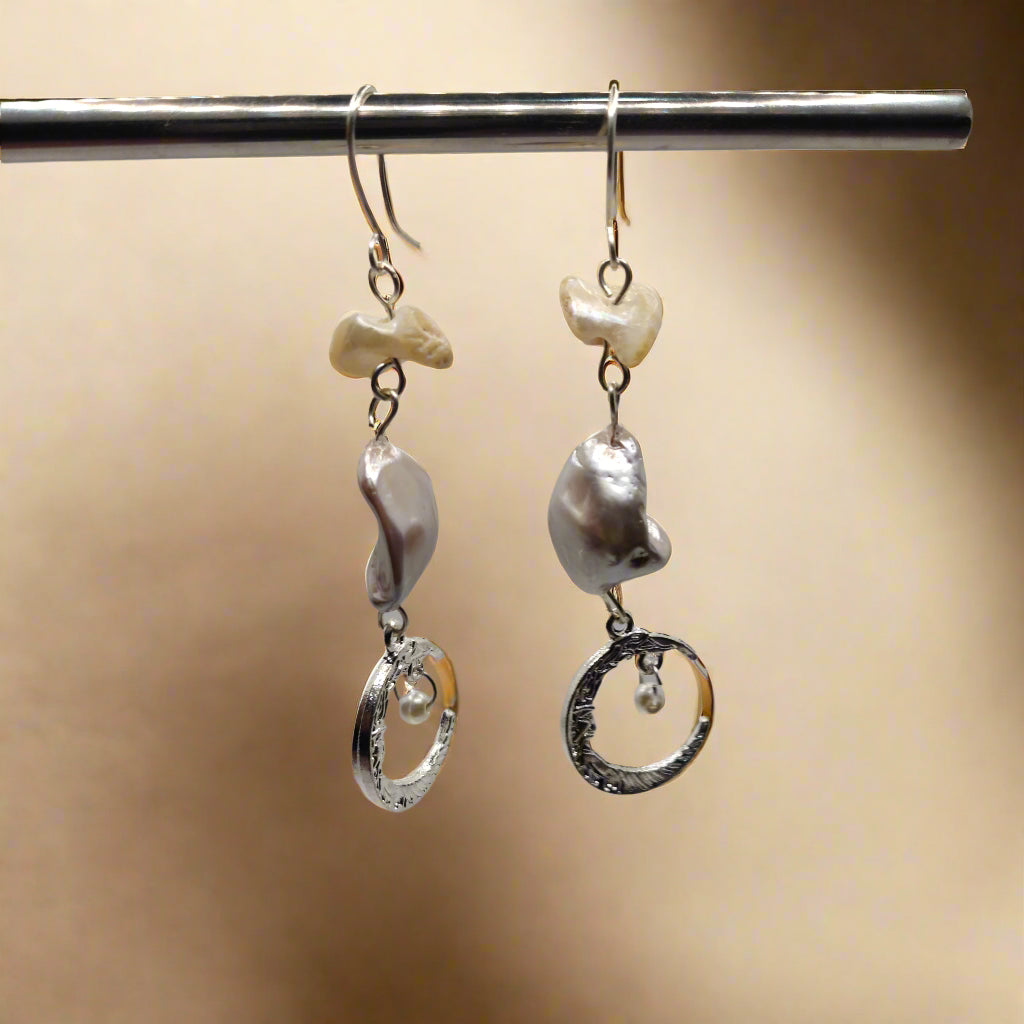 Ocean Moonlight Drop Earrings
