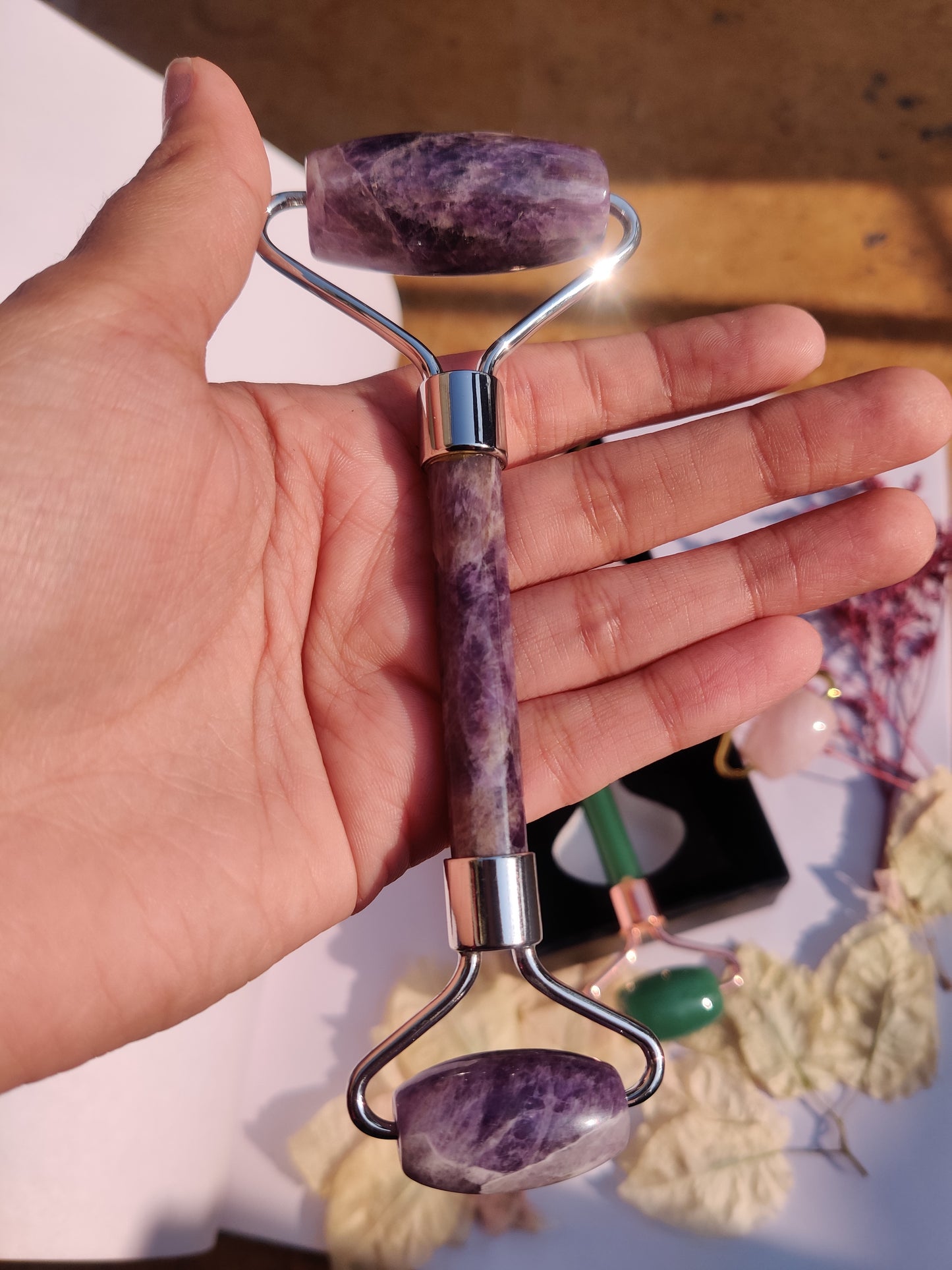 Crystal Face Massage Roller