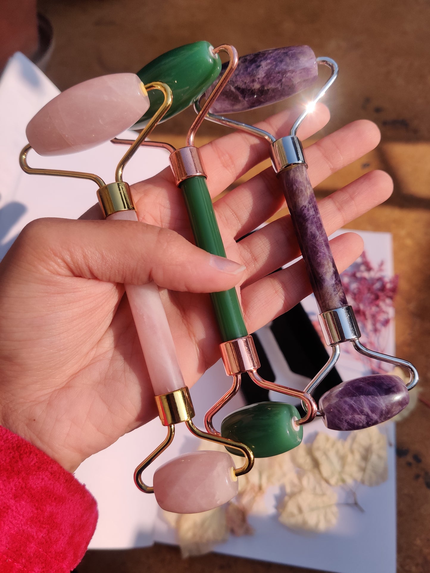 Crystal Face Massage Roller