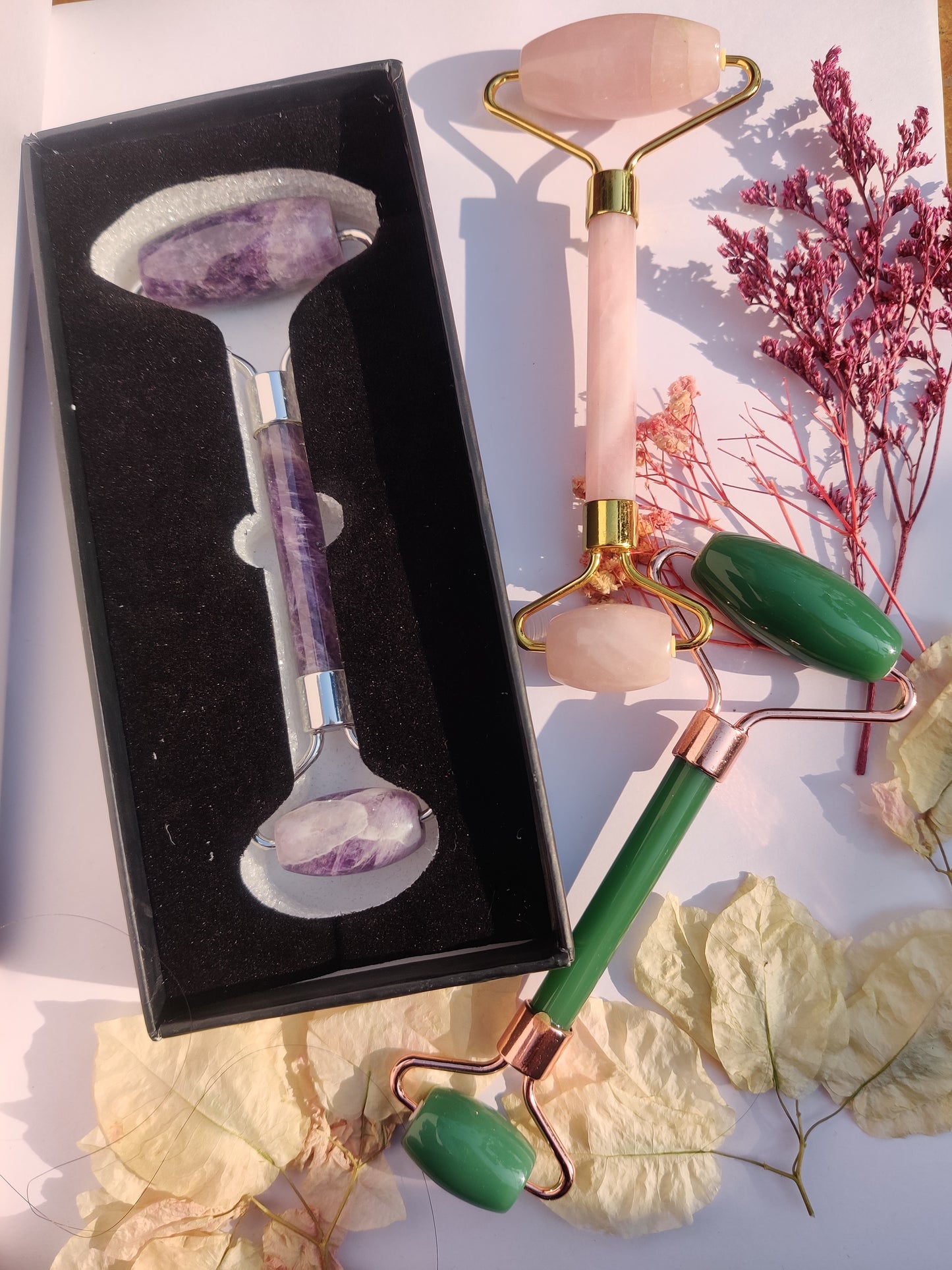 Crystal Face Massage Roller