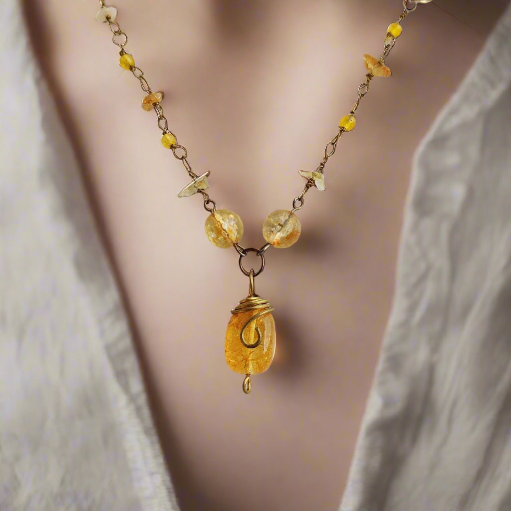 Sunshine Citrine Necklace