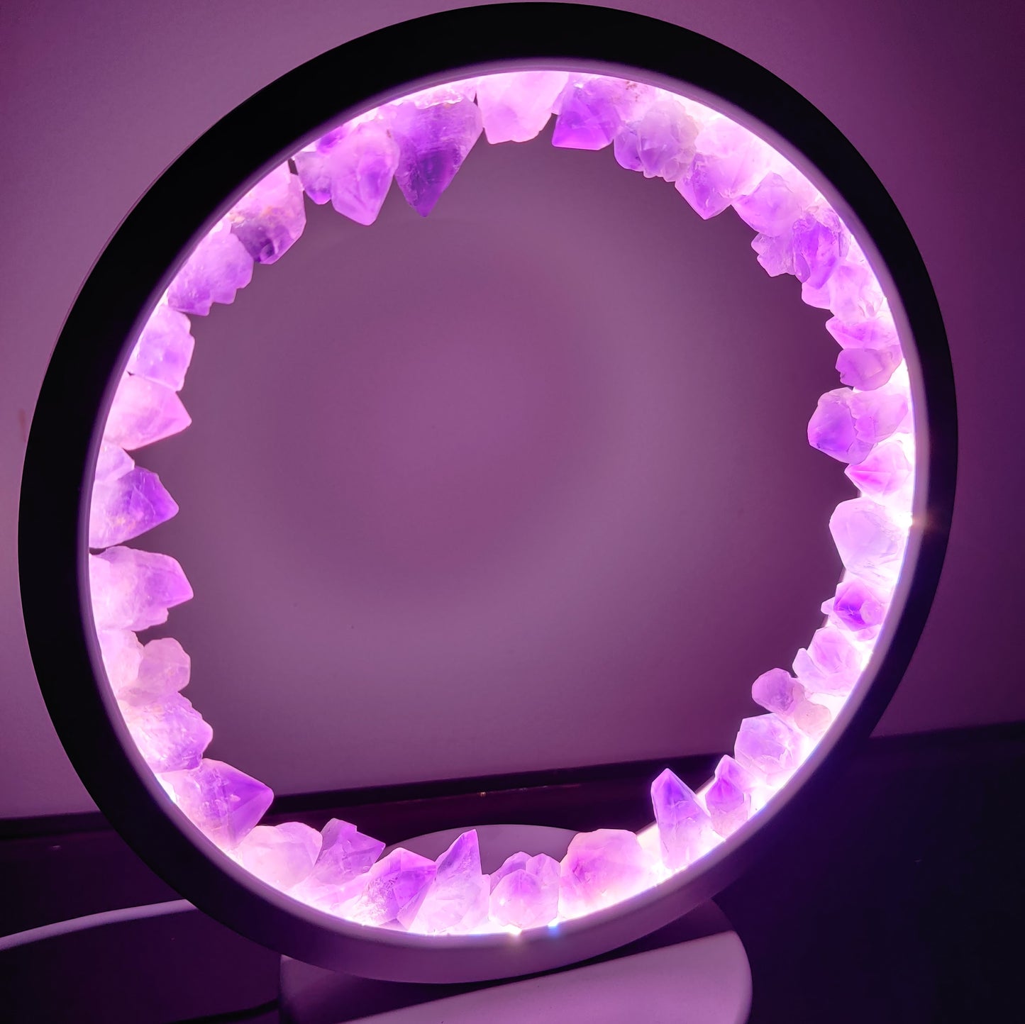 Amethyst Aesthetic Crystal Lamp