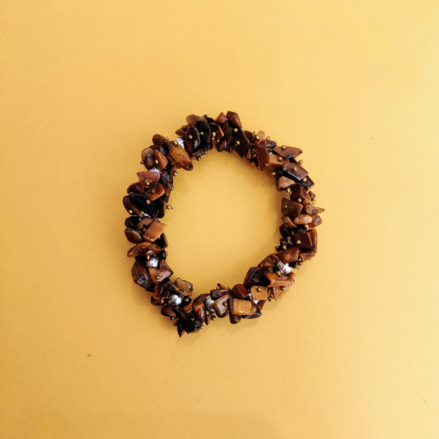 Tiger Eye Chips Bracelet