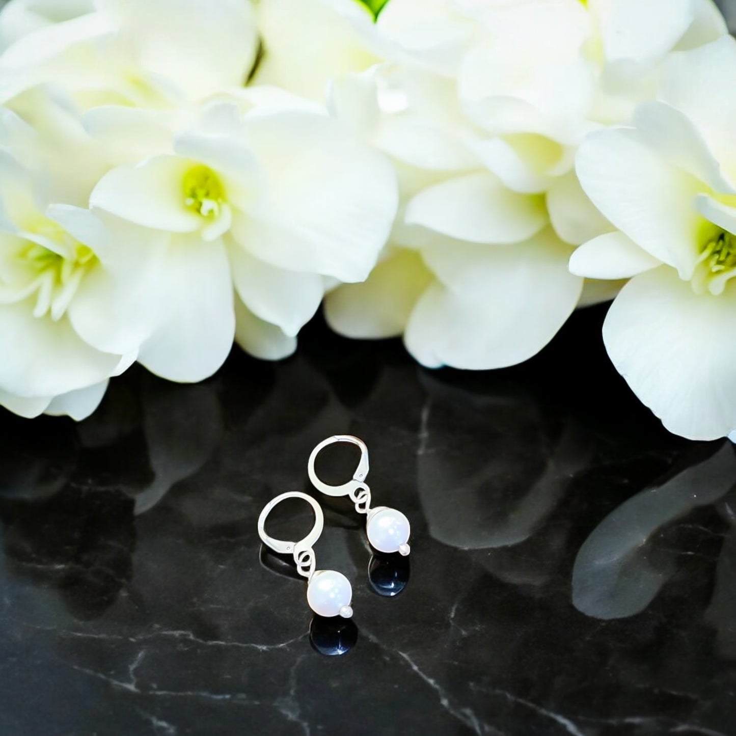 Classic Pearl Drop Earrings