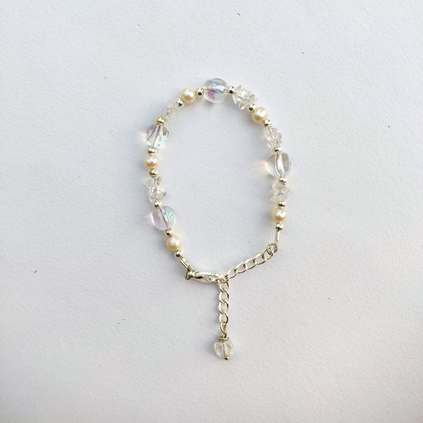 Crystal and Pearl Bracelet