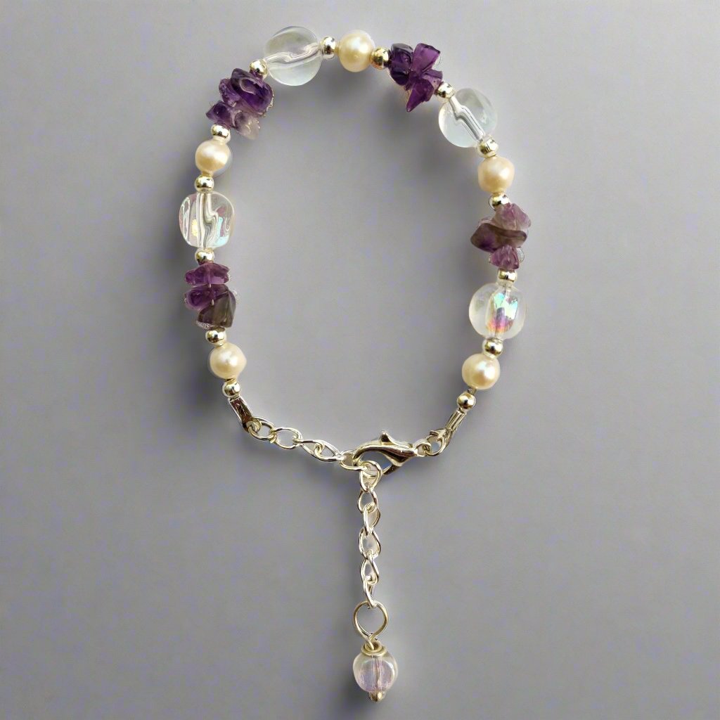 Crystal and Pearl Bracelet