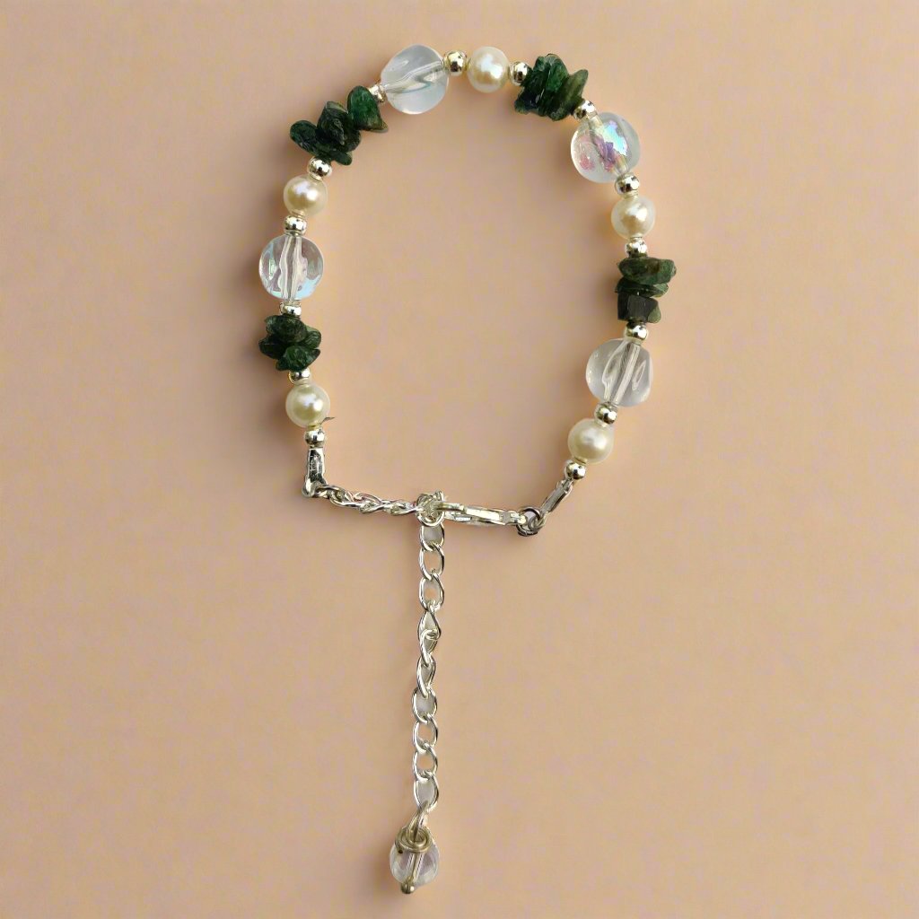 Crystal and Pearl Bracelet
