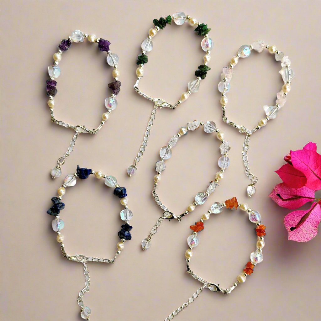 Crystal and Pearl Bracelet