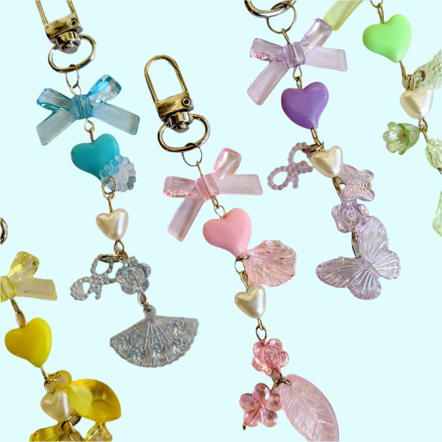 Aesthetic Candy Cloud Charms (Key chain / Bag charm / Phone charm)