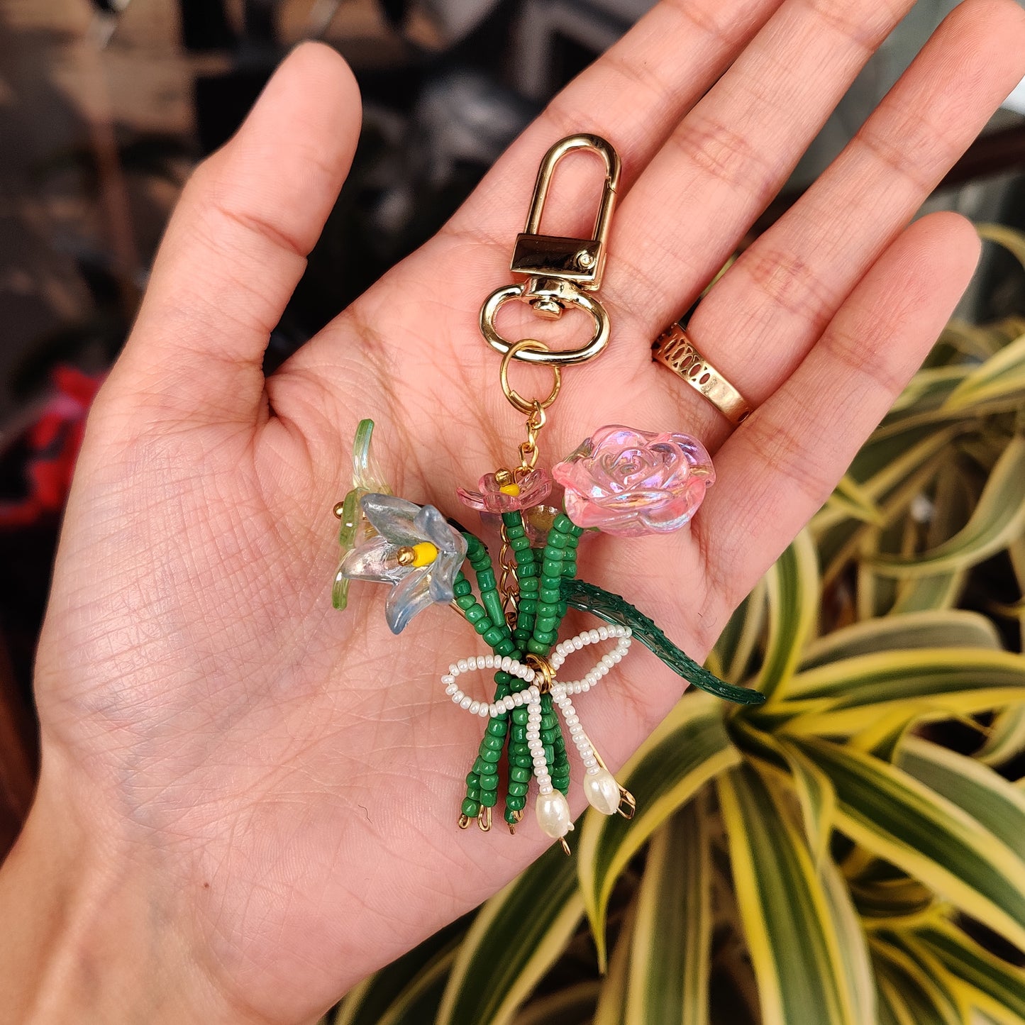 Forever Bouquet Keychain