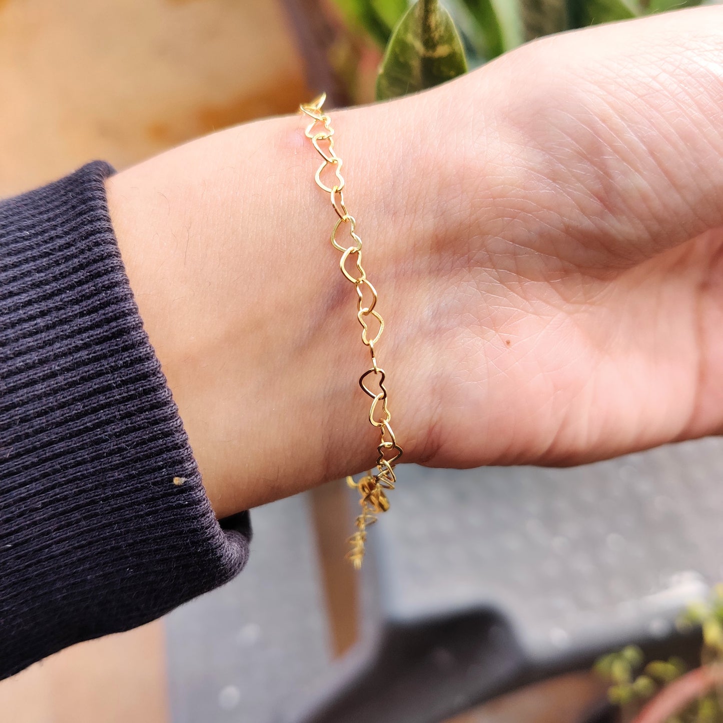 Endless Love Heart Chain Bracelet