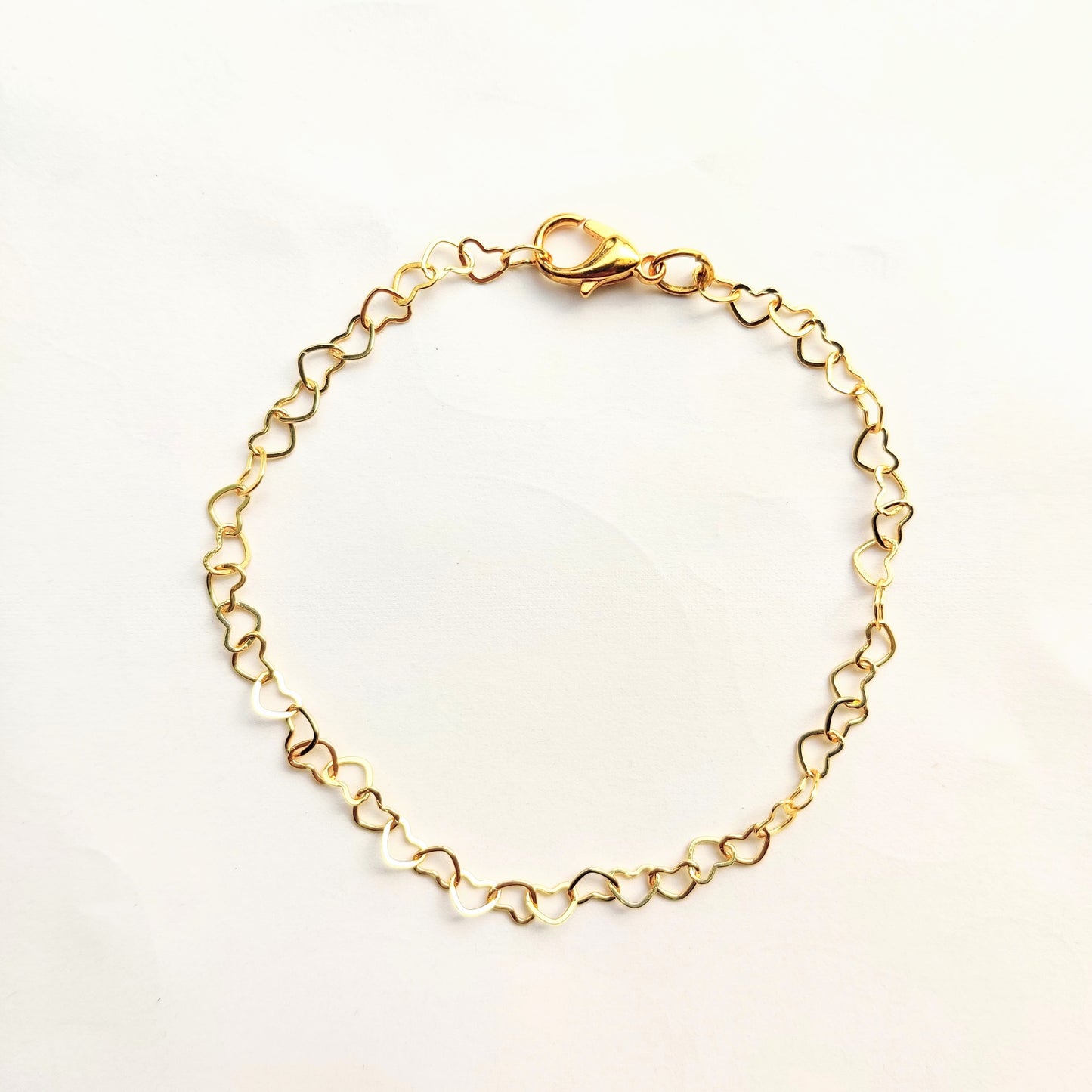 Endless Love Heart Chain Bracelet