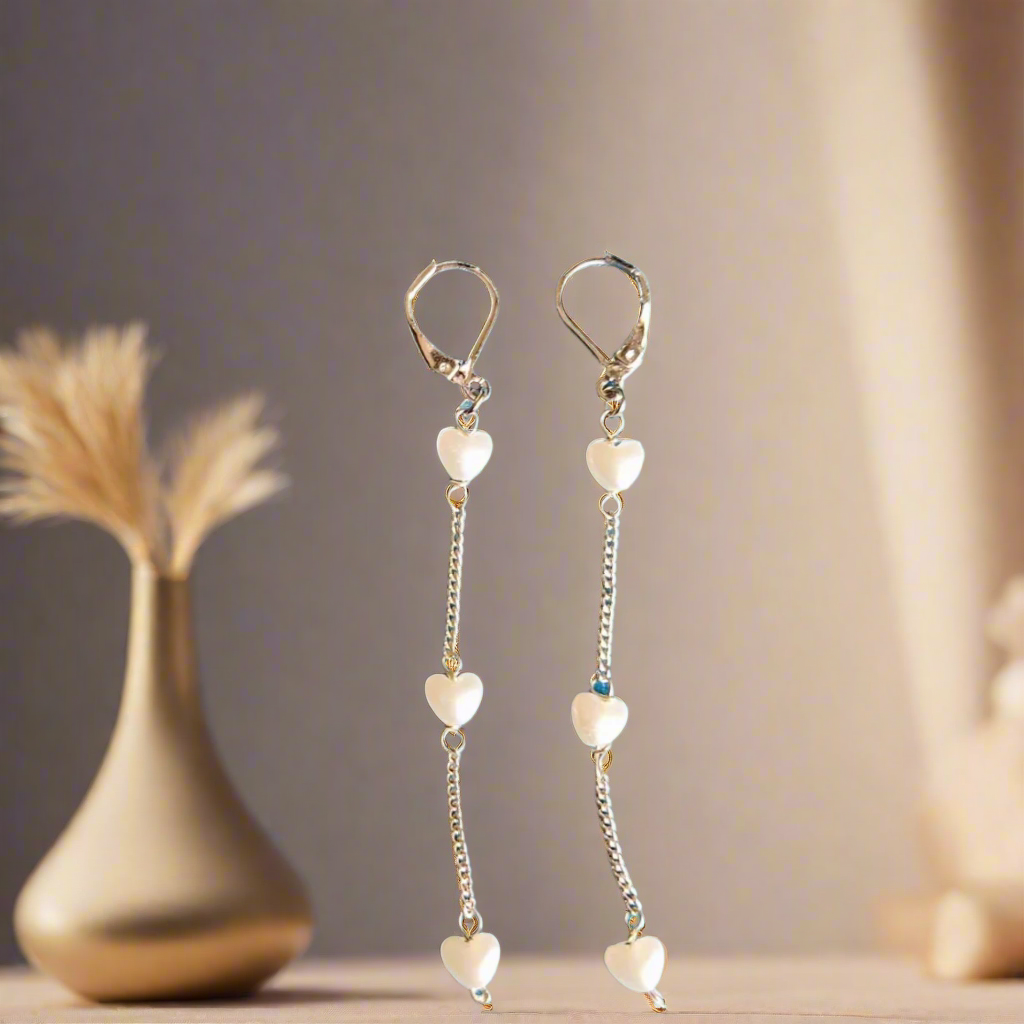 Chained Hearts Earrings