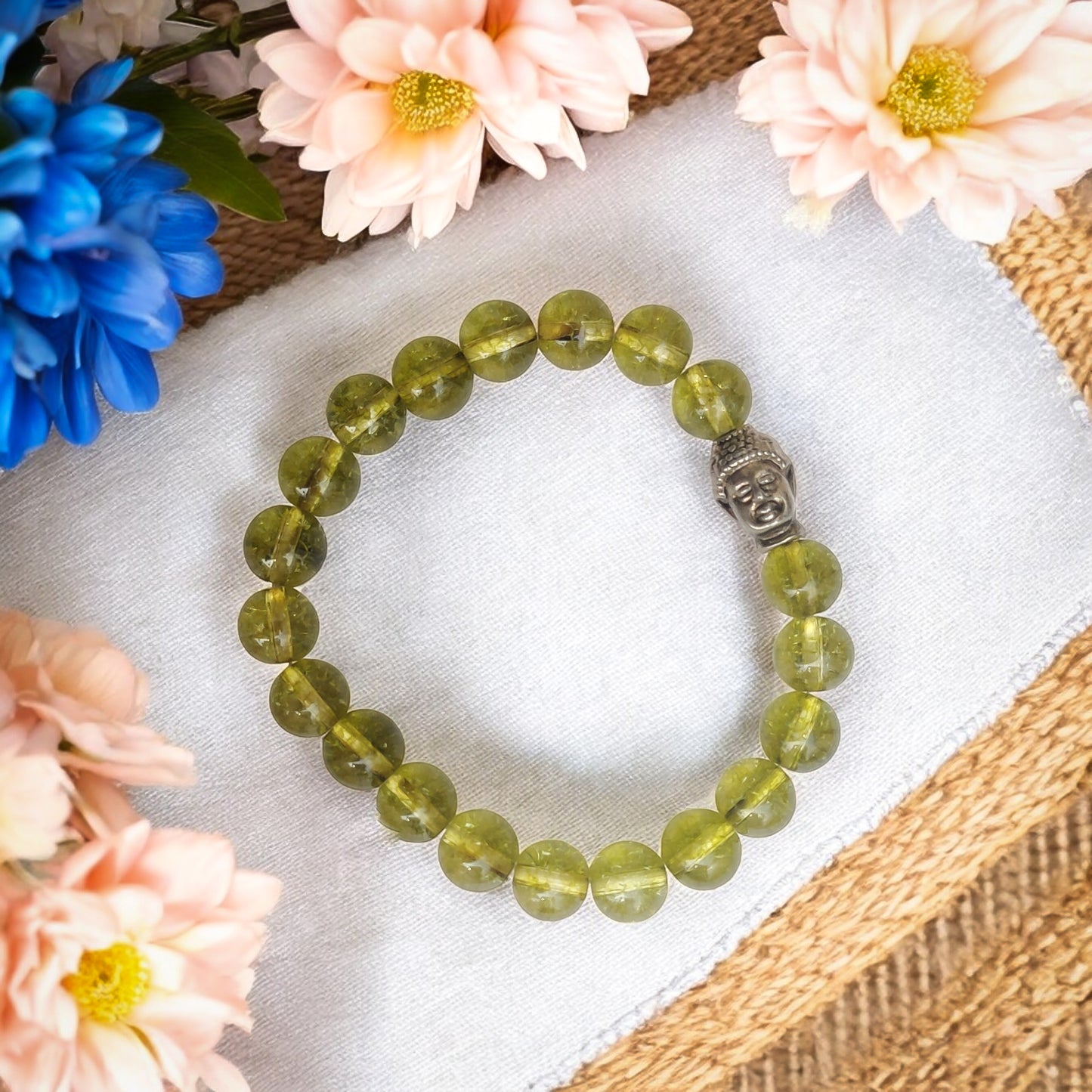 Peridot Beads Bracelet