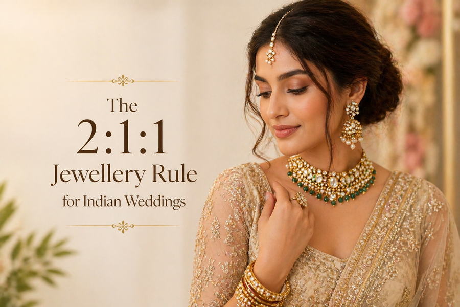 The 2:1:1 Jewellery Rule for Indian Weddings