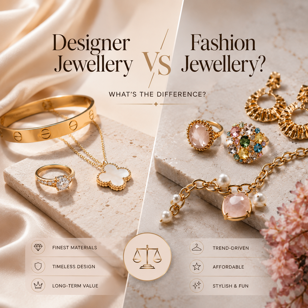 What's the Difference Between Designer Jewellery vs Fashion Jewellery?