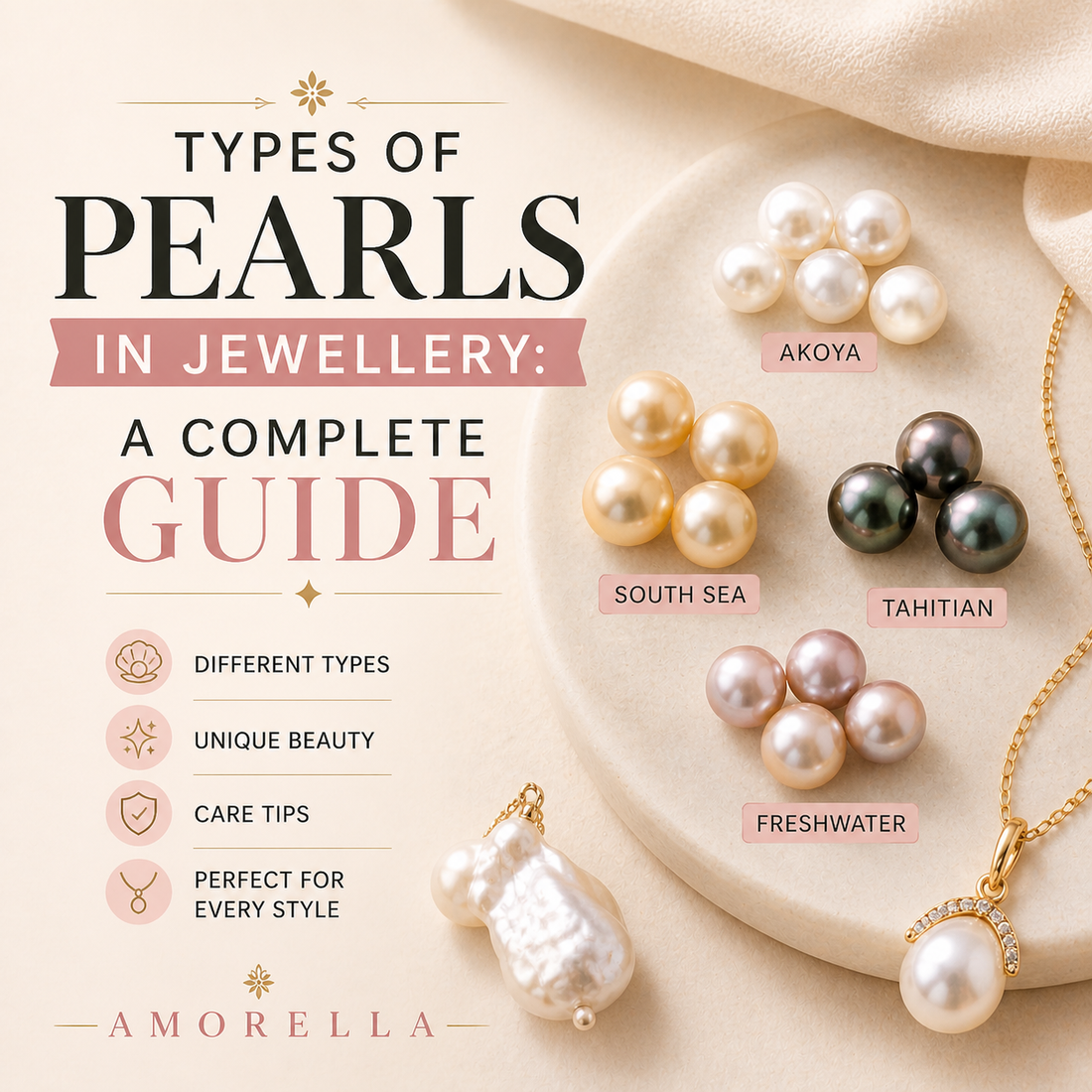 Types of Pearls in Jewellery: A Complete Guide