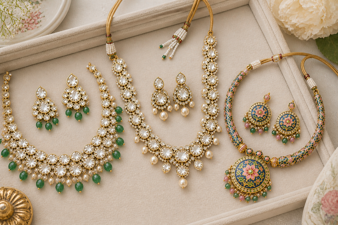 Kundan, Polki, and Meenakari Jewelry: Which One Should You Choose
