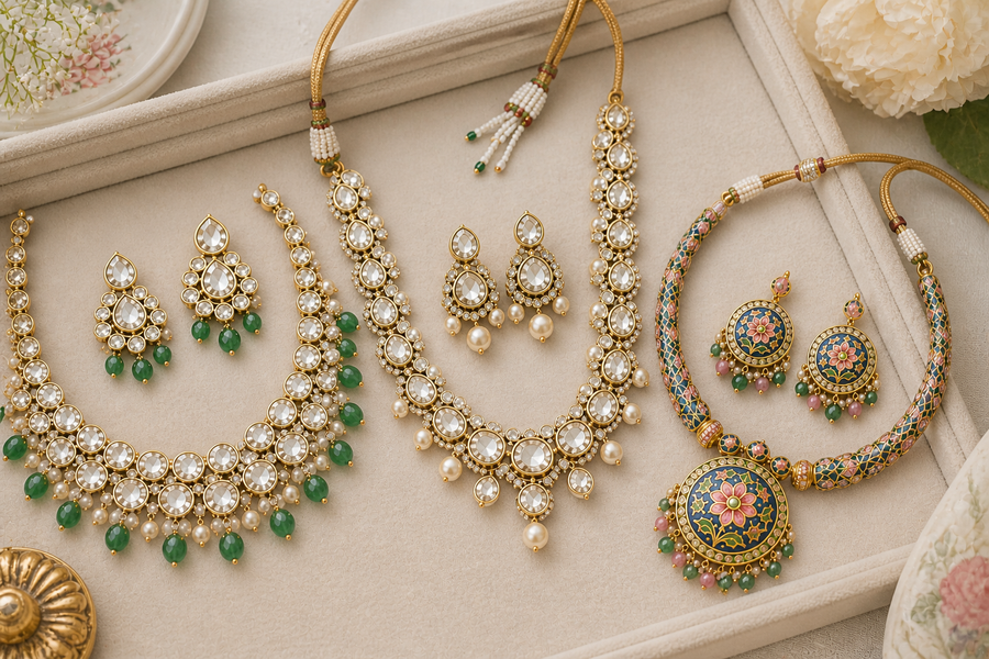 Kundan, Polki, and Meenakari Jewelry: Which One Should You Choose
