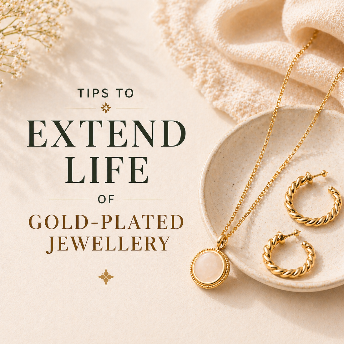 Tips to Extend Life of Gold-Plated Jewellery