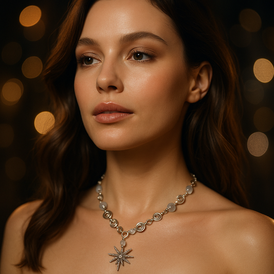 Blue Starlight Necklace