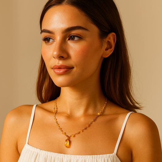 Sunshine Citrine Necklace