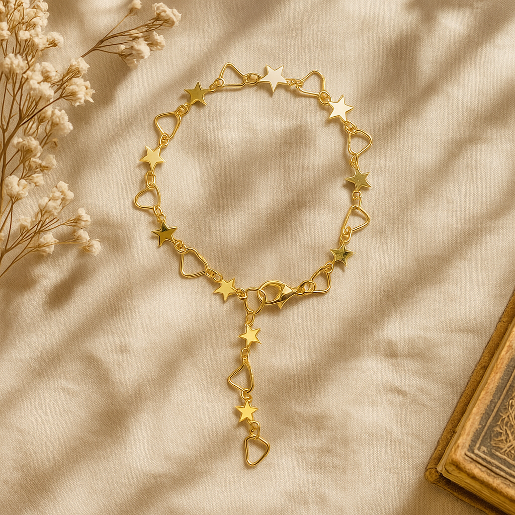 Stargirl Starry Hearts Anklet