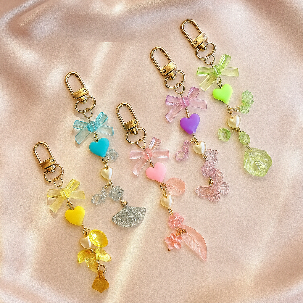 Aesthetic Candy Cloud Charms (Key chain / Bag charm / Phone charm)