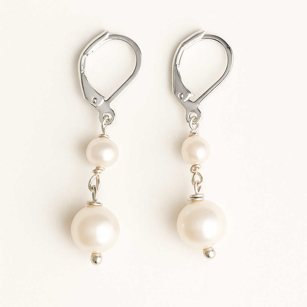 Aurora Classic Pearl Danglers