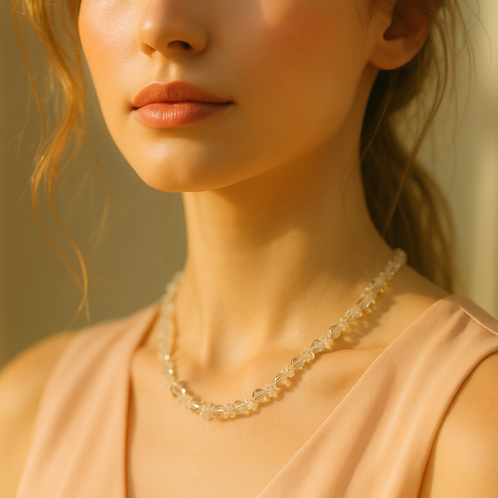 Pure Aura Crystal Quartz Necklace