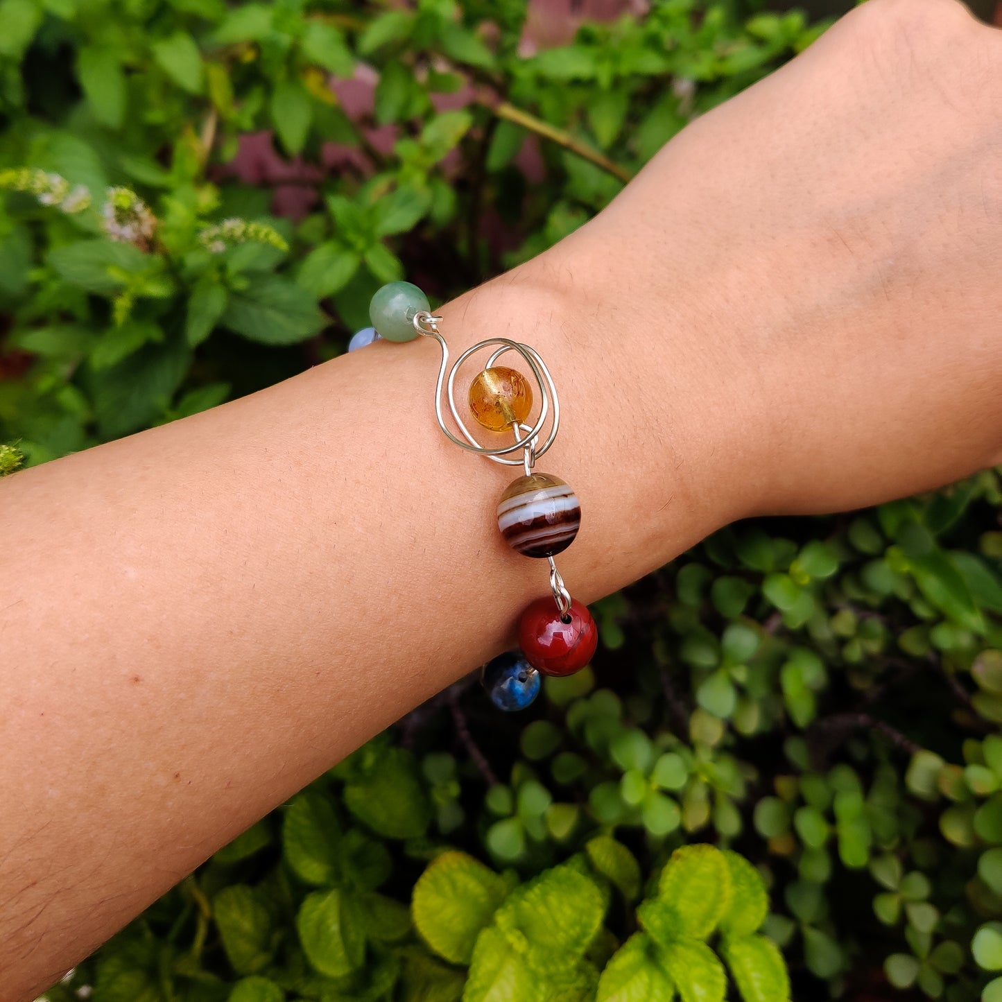 Solar System Crystal Beads Bracelet