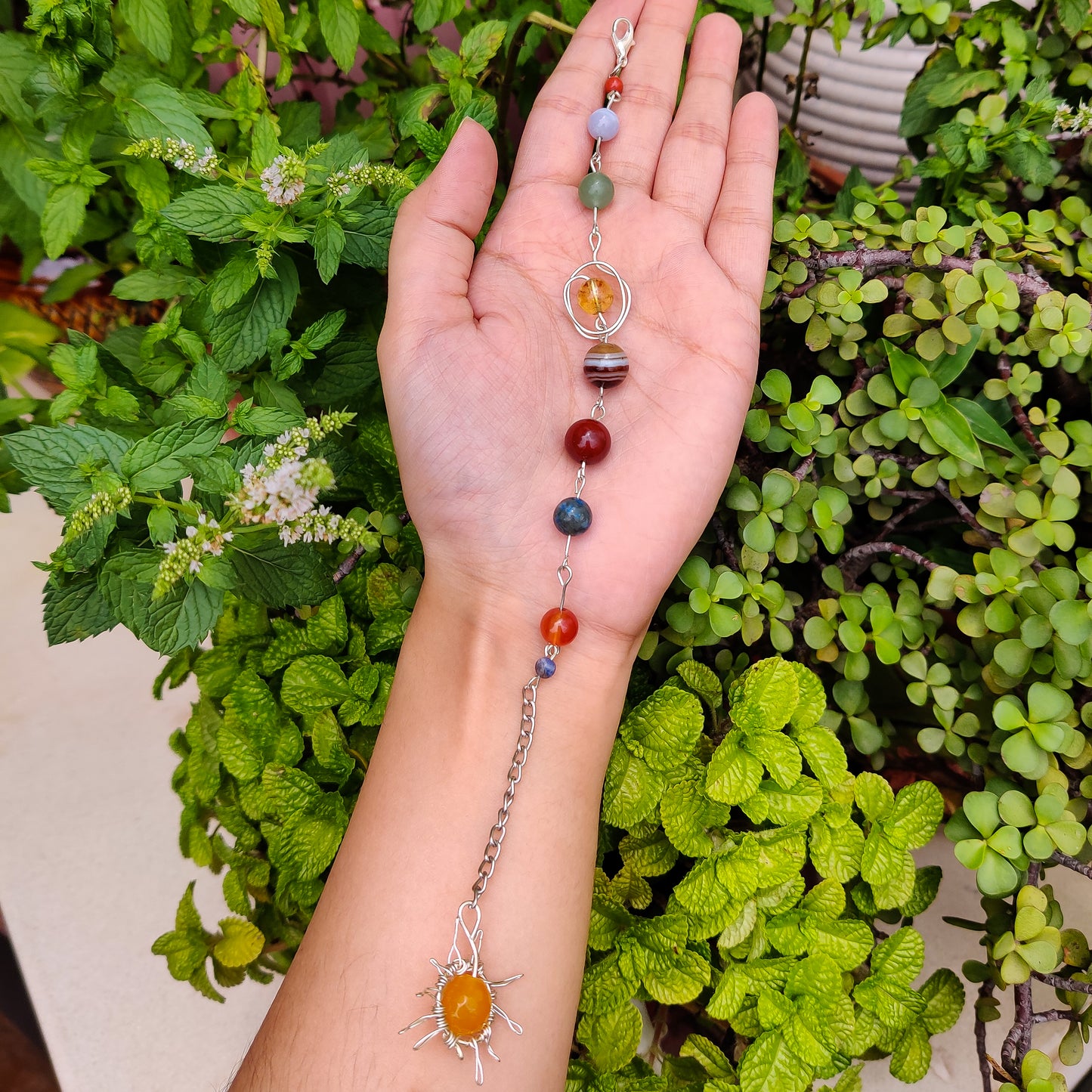 Solar System Crystal Beads Bracelet