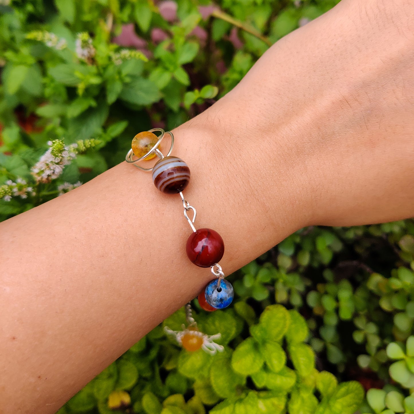 Solar System Crystal Beads Bracelet