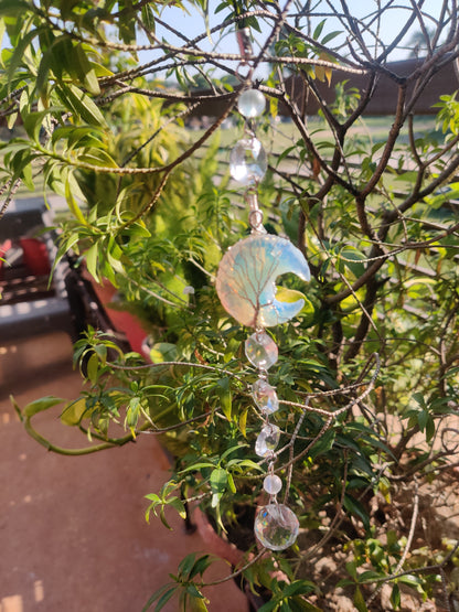 Moon/Star Rainbow Suncatchers