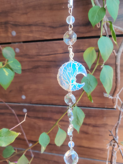 Moon/Star Rainbow Suncatchers