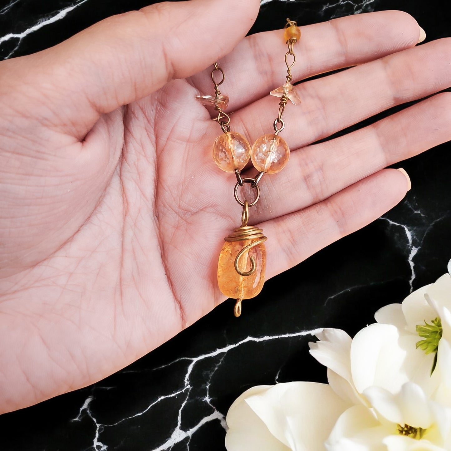 Sunshine Citrine Necklace