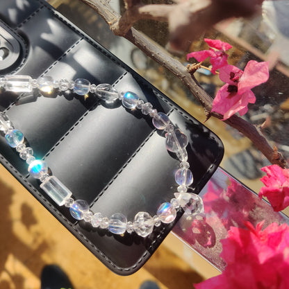 Crystal Glass Suncatcher Phone Charm