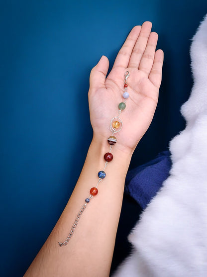 Solar System Crystal Beads Bracelet