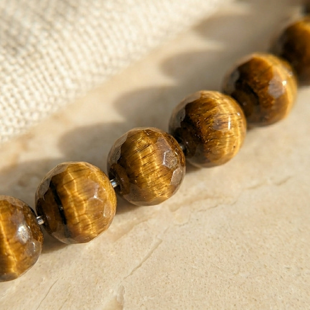 Dulce Tiger Eye Anklet