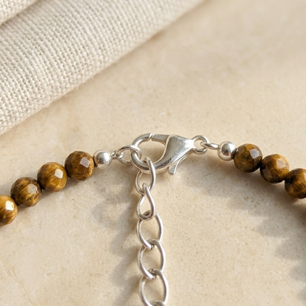 Dulce Tiger Eye Anklet