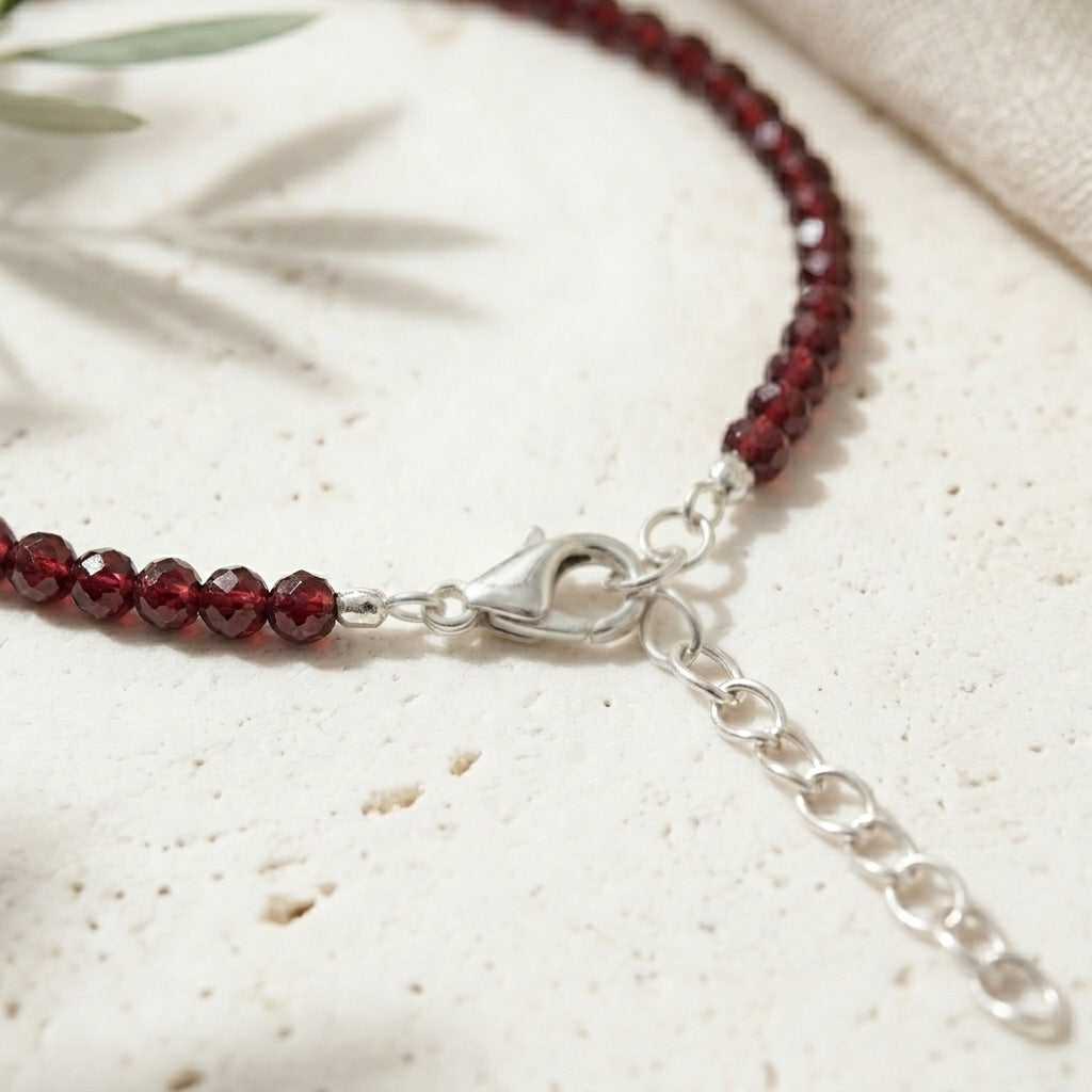 Velours Garnet Anklet
