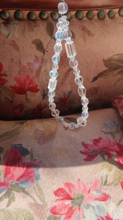 Crystal Glass Suncatcher Phone Charm